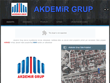 Tablet Screenshot of akdemirgrup.com